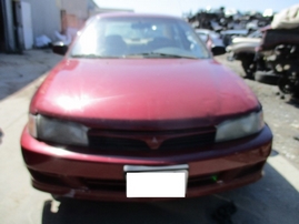 2000 MITSUBISHI MIRAGE DE BURGUNDY 1.8L AT 163759